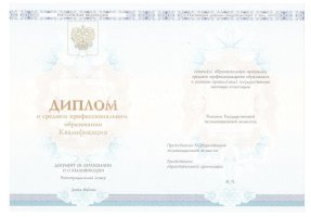 Диплом колледжа 2014 - 2019 в Кызыле